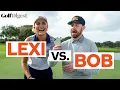 Lexi Thomson Battles it out Against Comedian Bob Menery Golf Digest