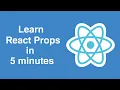 Learn React Props in 5 Minutes React JS Props