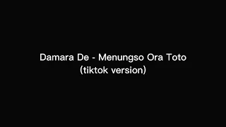 damara de menungso ora toto tiktok speed up 