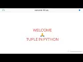 Tuples in python tamil Python tuple in tamil