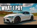 How Much Does It Cost to Own a Supra Down Payment Monthly Payment