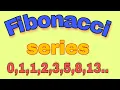 Fibonacci series using recursion in sololearn
