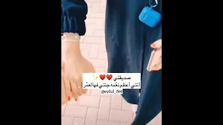 حالات واتساب وستوريات صداقه أجمل فيديو عن الصداقه صديقتي انتي اعظم نعمه جتني فهالعمر 