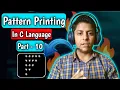 Pattern Printing Tutorial C language Part - 10 Logic Building