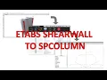 ETABS API - Shearwall Designer