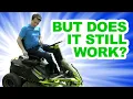 Testing the Ryobi Electric Riding Lawn Mower Lithium Battery Conversion 7 months Later