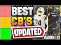 RANKING THE BEST CORNERBACKS IN MADDEN 23 ULTIMATE TEAM BEST CB MADDEN 23