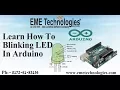 Arduino Tutorial LED Blink In Proteus EME Technologies