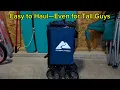 Ozark Trail Wagon Review - Easy Fold Big-Guy Friendly Handle