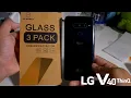 Mr Shield LG V40 ThinQ Tempered Glass Installation 3 Pack for 6