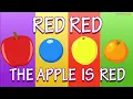 Download Lagu The Apple is RED colour poem for kids - learn colours