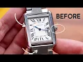 FINALLY Serviced my Cartier Tank It REALLY NEEDED IT