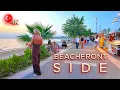 SIDE HOTELS PROMENADE 📍4K Evening Walk Beach \u0026 Shopping TURKIYE