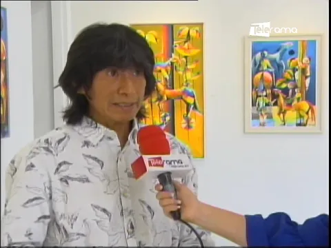 Caballos en la Luz de Olmedo Quimbita exposición pictórica en plaza Lagos