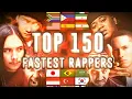 Download Lagu [2023] Top 150 Fastest Rappers in the World | Most Accurate