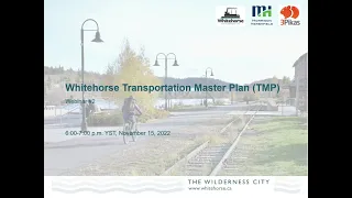Whitehorse Transportation Master Plan - Webinar