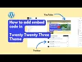 How to Embed Code from Popular Social Media Sites to WordPress