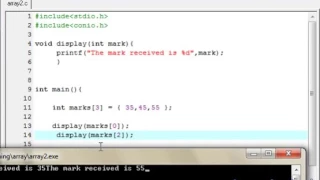 27 Passing Array to a Function in C Programming Language Tutorials