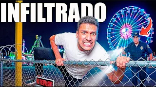Me Infiltre De NOCHE En Un Parque De Diversiones 🎡(todo controlado)- Andrés WG