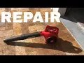 How-to Craftsman B215 Leaf Blower Pull Cord Start Repair Restringing Or Replacement