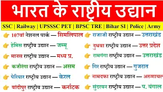 National park of India | भारत के राष्ट्रीय उद्यान | Indian Geography | National Parks in India GK 