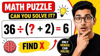 36 2 6 Find X Math Puzzle