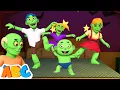 Download Lagu Five Funny Zombies Jumping On The Bed | Spooky Scary Song For Kids | All Babies Channel