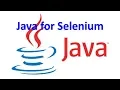 Selenium Class 4 - Java for Selenium