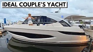 30+ KNOTS in SECONDS 😳 Riviera 4300 Sports Express Power Yacht Tour