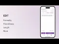 How to use our Edit feature Tutorial