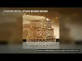 Gold Mirror Metal Cake Stand Round Cupcake Wedding Birthday Party Dessert Pedestal Display Plate Hom