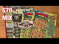 70 Mix of Tickets California Lottery Scratchers