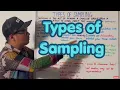 Types of Sampling A Level Business