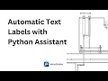 Automatic Text Labels with Python Assistant
