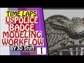 3D Police Badge Modeling tutorial Part-01