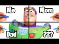 I CHALLENGED MY FAMILY TO DRAW BUZZ LIGHTYEAR