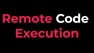 Remote Code Execution RCE Vulnerability In 90 Seconds
