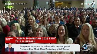 Primul discurs al lui Donald Trump după ce a redevenit președintele SUA