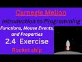 CM Intro to Programming Unit 2 Lesson 4 Exercise Rocket Ship