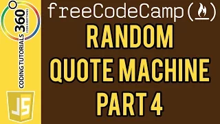 Random Quote Machine Part 4 Intermediate Front End Project Free Code Camp