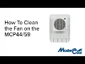 MasterCool - How to Clean the Fan on the Window Evaporative Cooler