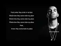 Drake - Fake Love (Lyrics)