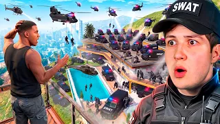 La CASA de FRANKLIN es INVADIDA por el SWAT en GTA 5! 🫡🚨 (Mods)