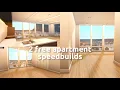 2 free apartment speedbuilds layouts speedbuilds 70k 60k bloxburg speedbuild