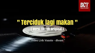 Download LAGU TERCIDUK LAGI MAKAN - TIKTOK VERSI ORIGINAL (Video Lirik) MP3