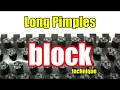 Download Lagu ✅ Blocking with long pimples. Side blocks, chopper, oriented. Long pimples. Table Tennis slow motion