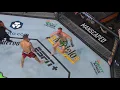 Connor McGregor breaks against Dustin Poirier Slow Mo Angle 2