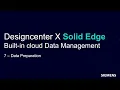 Designcenter X Solid Edge Tutorial Data preparation