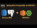 Create and connect PostgreSQL by using AWS RDS and integrate with spring boot application in AWS EC2