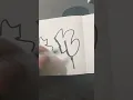 graffiti letter n
